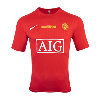 Camisa Retrô Manchester United 2007/08 Edição Champions League
