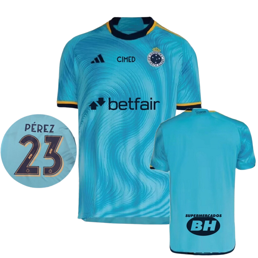 Camisa Masculina Cruzeiro Raposão III 2023/24
