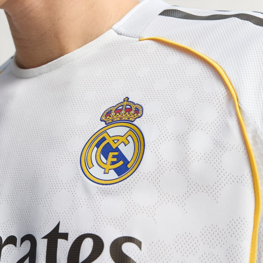 Camisa Masculina Real Madrid I 2025/26 Manga Longa Authentic