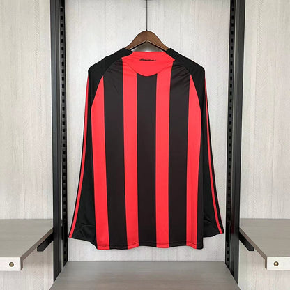 CAMISA RETRÔ MILAN HOME MANGA LONGA 08/09