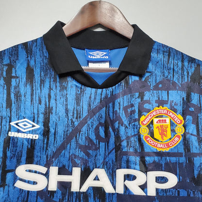 CAMISA RETRÔ MANCHESTER UNITED AWAY 92/93