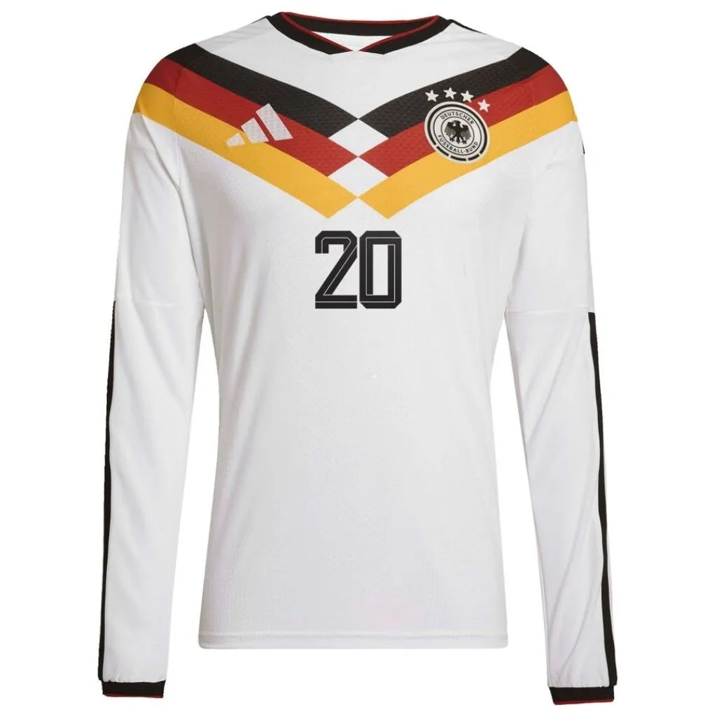 Camisa Masculina Alemanha I 26 Manga Longa Authentic