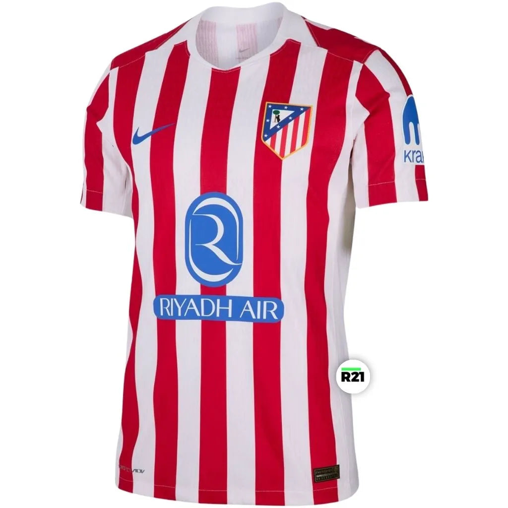 Camisa Masculina Atlético de Madrid I 2025/26 Authentic