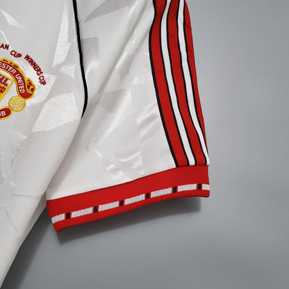 CAMISA RETRÔ MANCHESTER UNITED AWAY 91/92