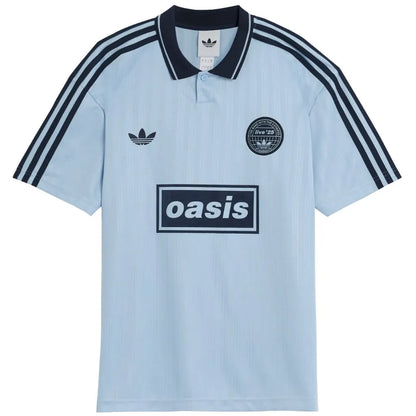 Camisa Polo Tour Oásis x Adidas Azul
