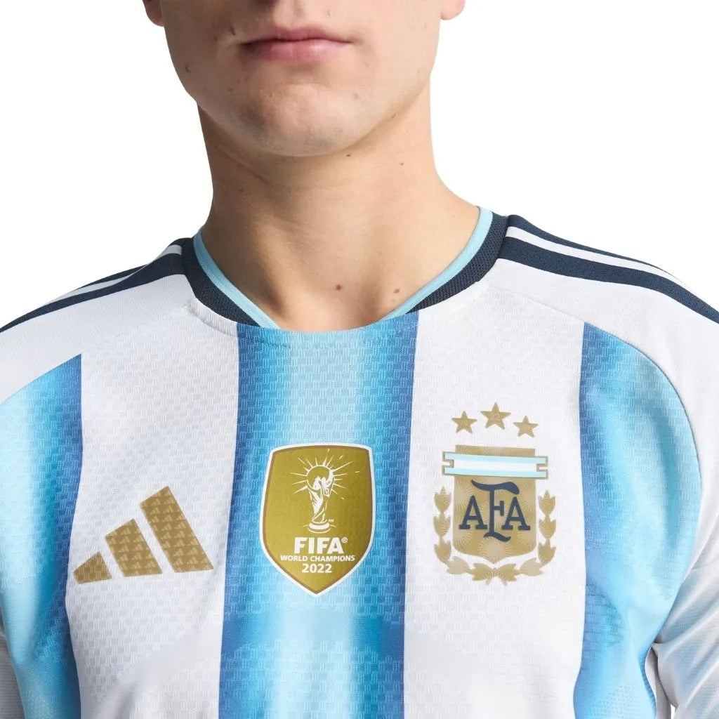 Camisa Masculina Argentina I 26 Manga Longa Authentic