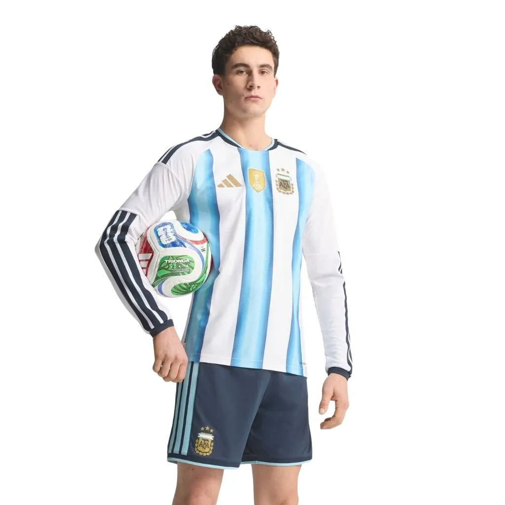 Camisa Masculina Argentina I 26 Manga Longa Authentic