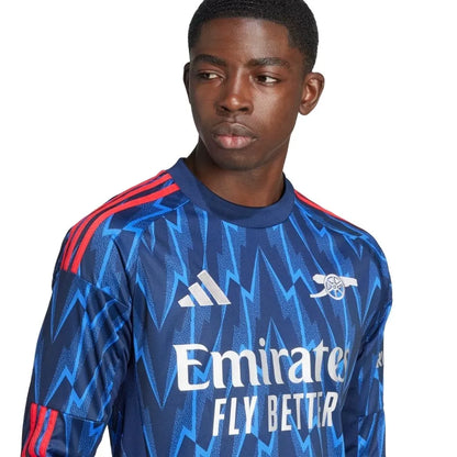 Camisa Masculina Arsenal Away 2025/26 Manga Longa