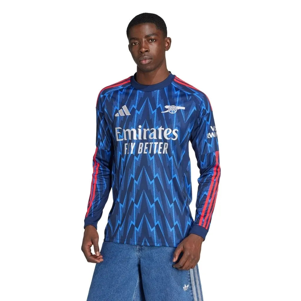 Camisa Masculina Arsenal Away 2025/26 Manga Longa