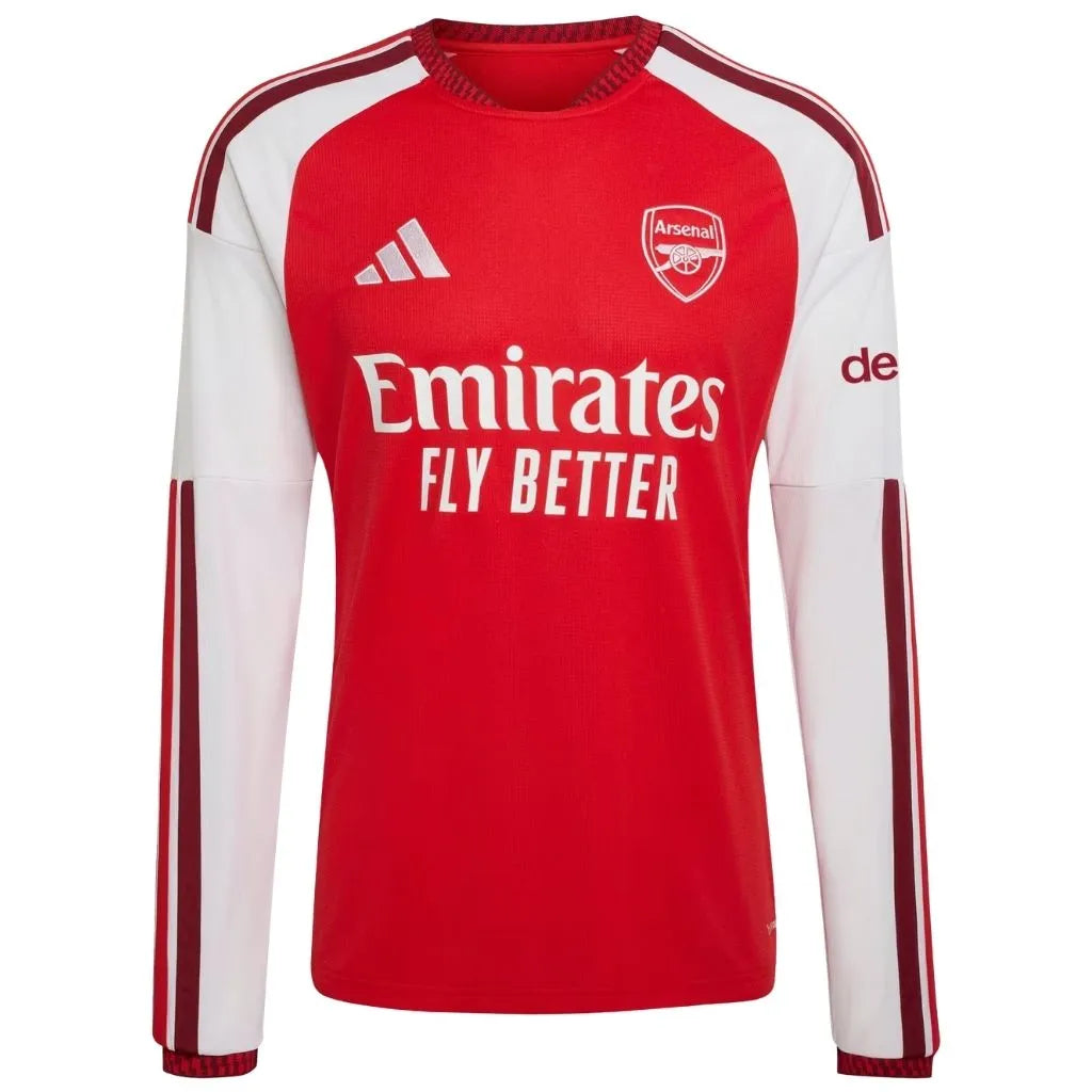 Camisa Masculina Arsenal Home 2026/27 Manga Longa
