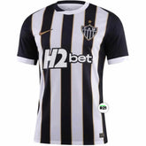 Camisa Atlético Mineiro Home 2026/27 Nike listrada preta e branca masculina