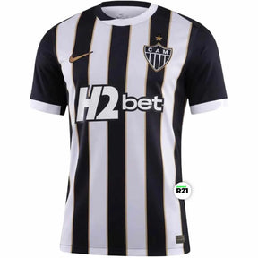 Camisa Atlético Mineiro Home 2026/27 Nike listrada preta e branca masculina