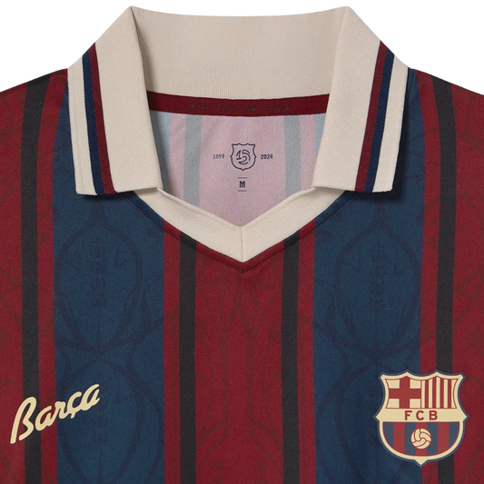 CAMISA MASCULINA BARCELONA 125 ANOS