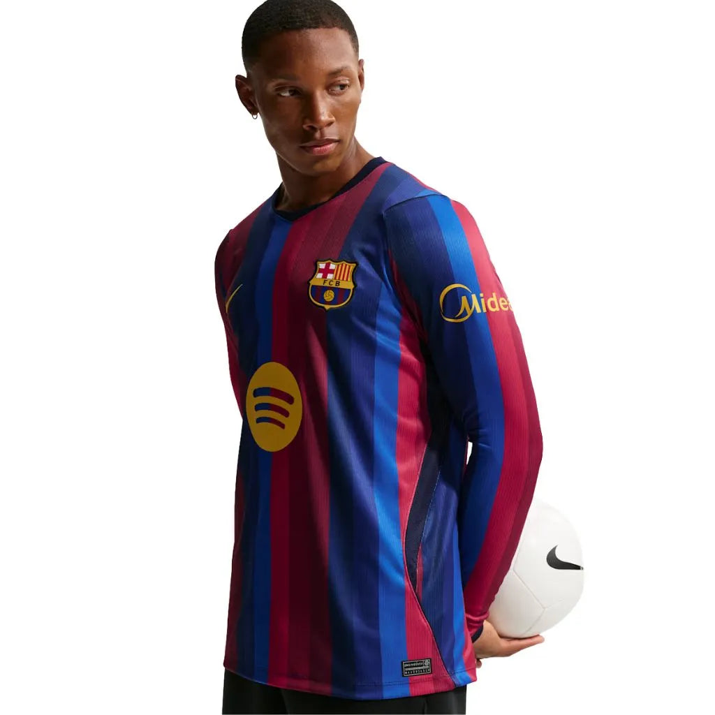 Camisa Masculina Barcelona Home 2026/27 Manga Longa