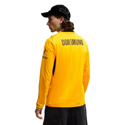 Camisa Masculina Borussia Dortmund Home 2026/27 Manga Longa