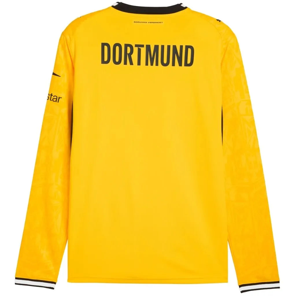 Camisa Masculina Borussia Dortmund Home 2026/27 Manga Longa