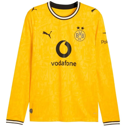 Camisa Masculina Borussia Dortmund Home 2026/27 Manga Longa