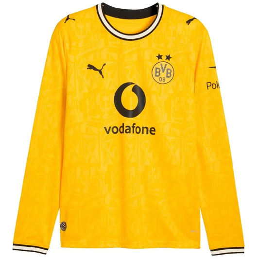 Camisa Masculina Borussia Dortmund Home 2026/27 Manga Longa
