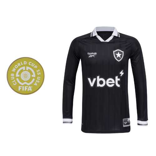 Camisa Masculina Botafogo II 2025/26 Manga Longa