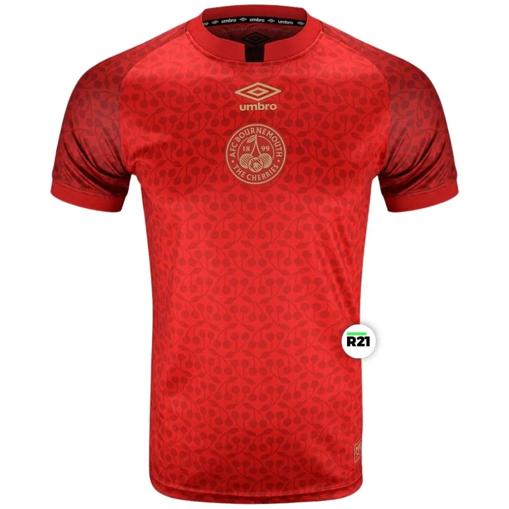 Camisa Masculina Bournemouth Pré Jogo II 2024/25