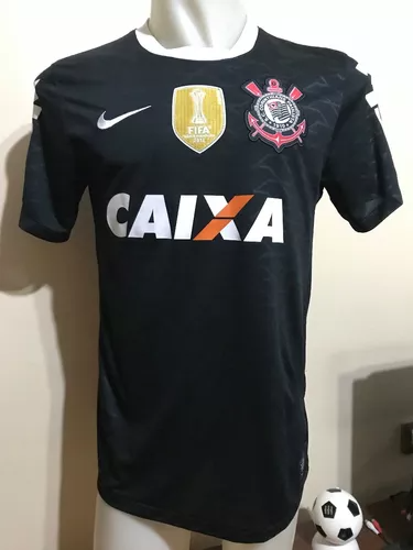 Camisa Retrô Timao  2012/13 RESERVA PRETA CAIXA