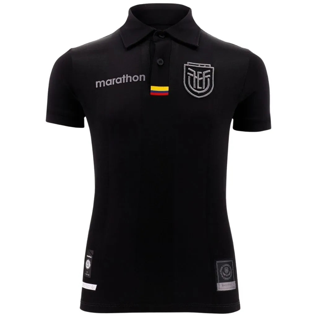 Camisa Masculina Equador III 25 Centenário All Black