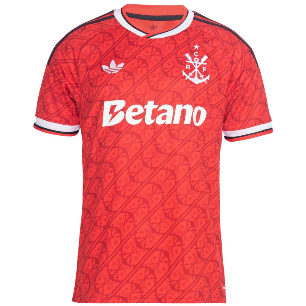 Camisa Masculina Flamengo Third 2026/27 Adidas vista frontal.