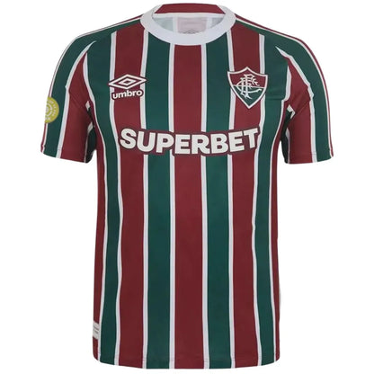 Camisa Masculina Fluminense I 2025/26 Patch Super Mundial