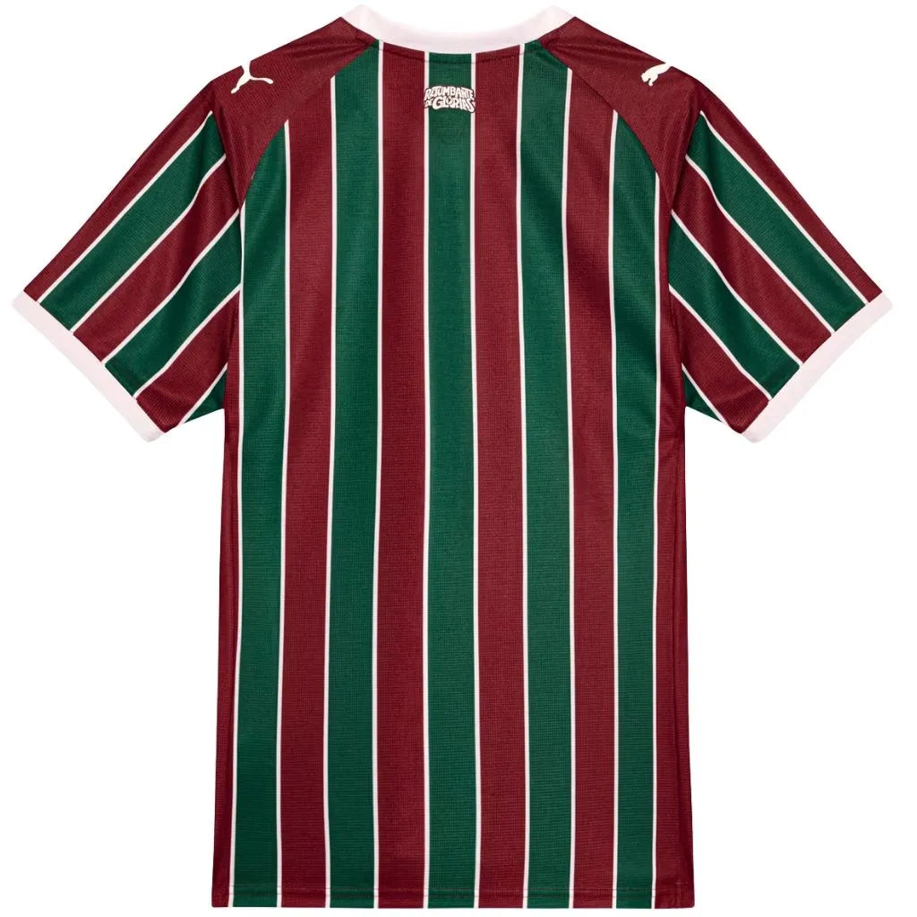 Vista das costas da camisa do Fluminense 2026/27 Puma modelo torcedor sem número
