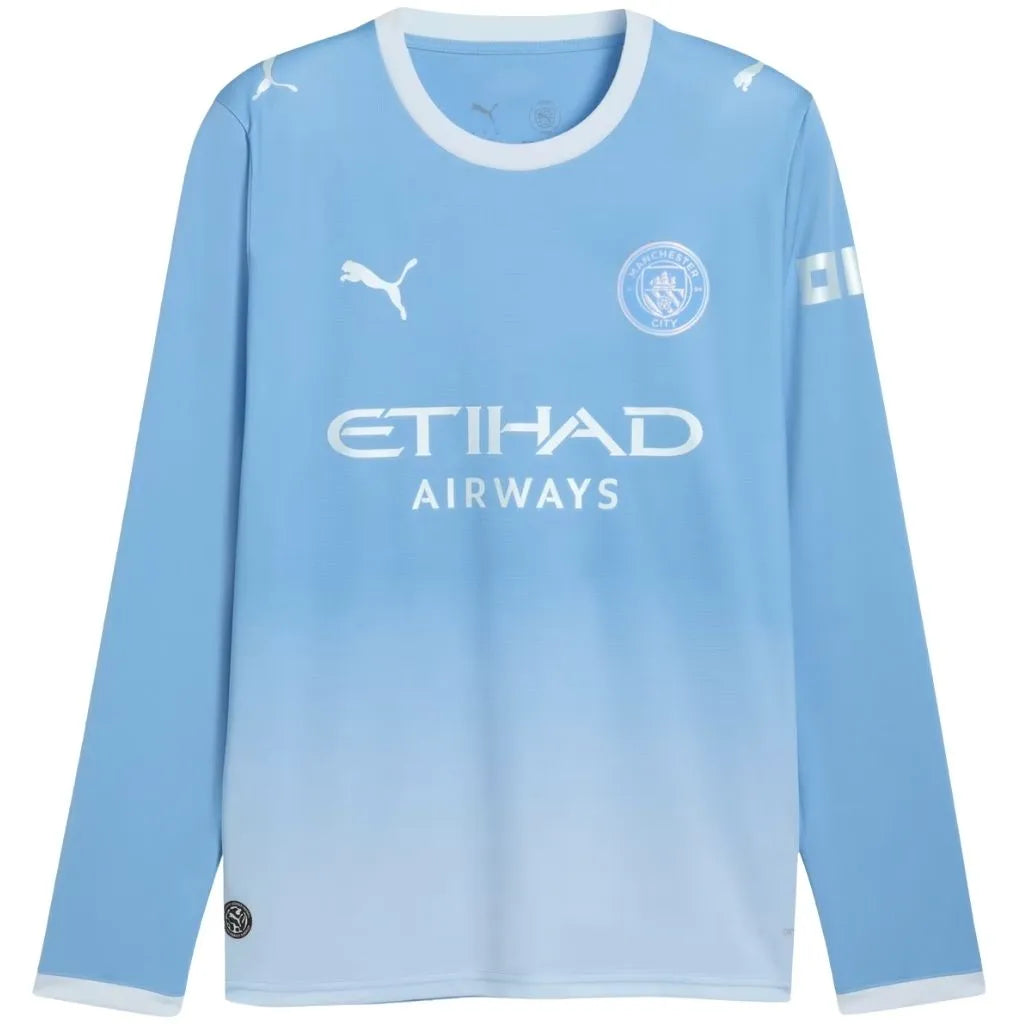 Camisa Masculina Manchester City Home 2026/27 Manga Longa