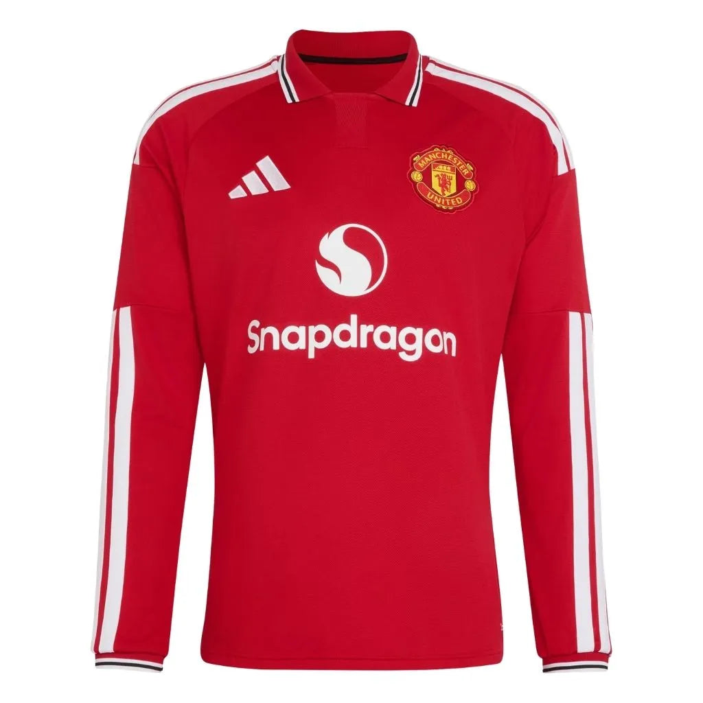 Camisa Masculina Manchester United Home 2026/27 Manga Longa