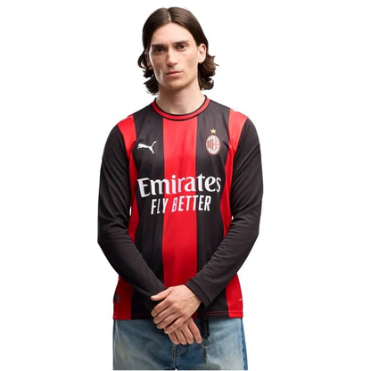 Camisa Masculina Milan Home 2026/27 Manga Longa