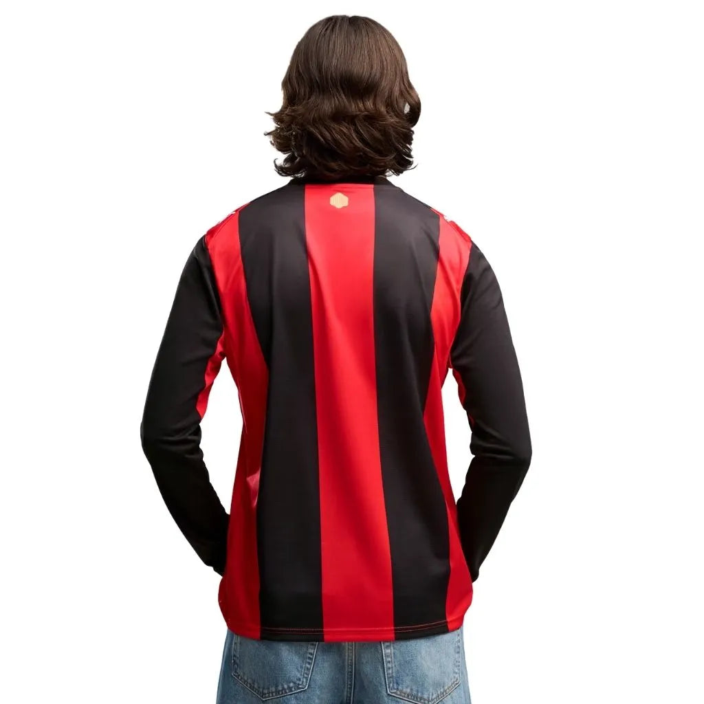 Camisa Masculina Milan Home 2026/27 Manga Longa