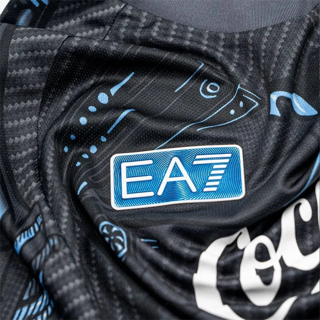 Camisa Masculina Napoli Treino II 2025/26 Authentic