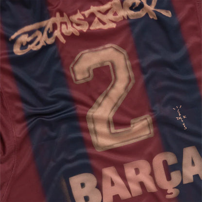 Camisa Barcelona x Travis Scott Skeleton
