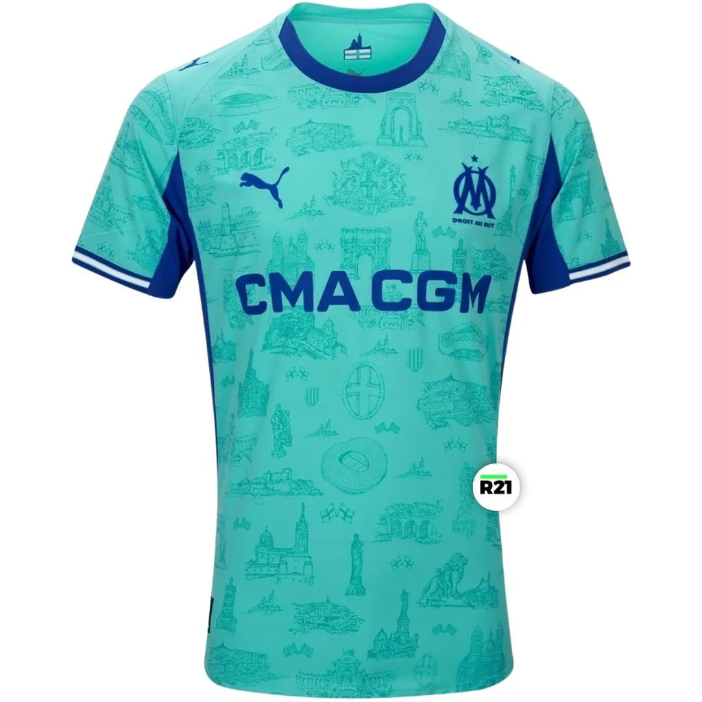 Camisa Masculina Olympique de Marseille Goleiro III 2025/26