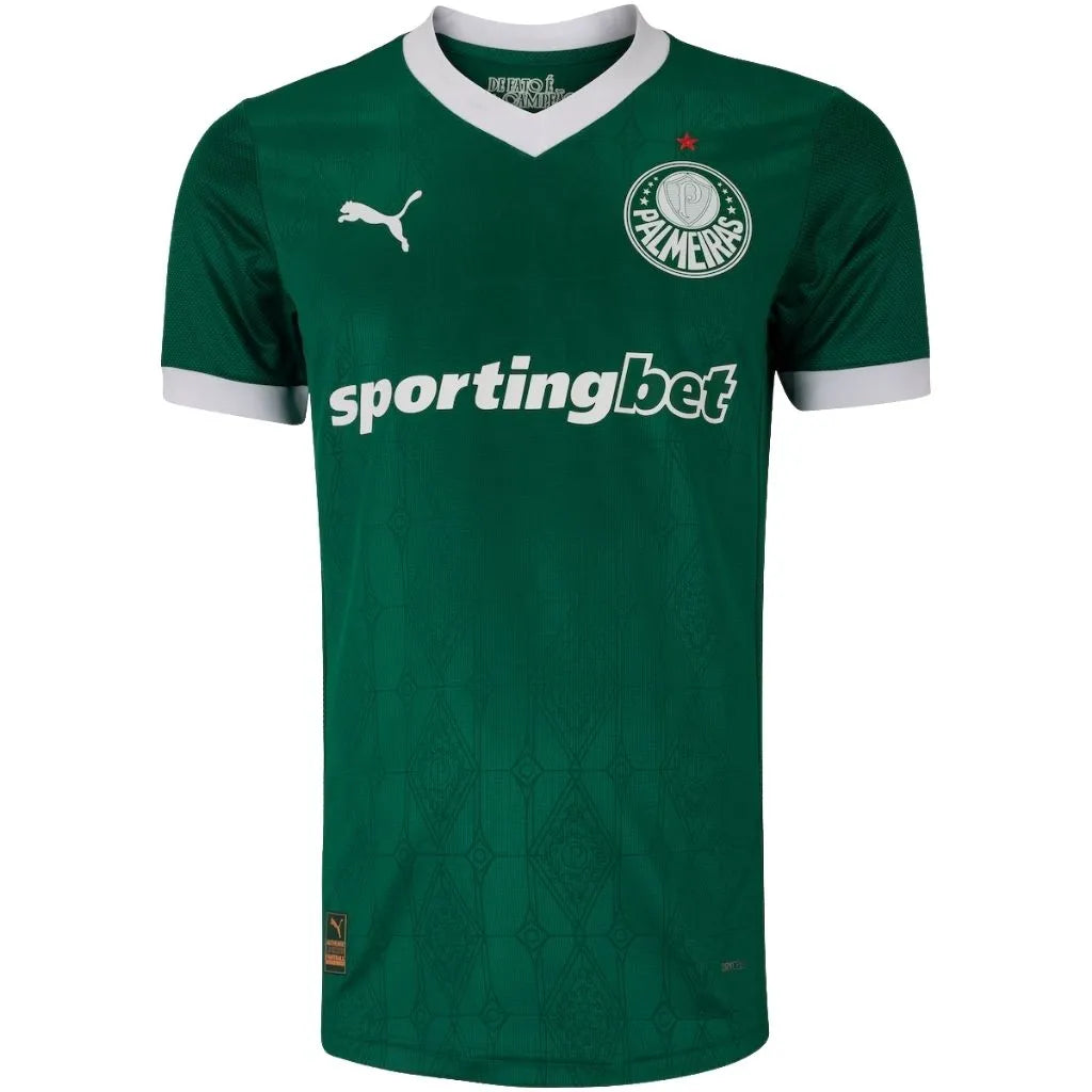 Camisa Masculina Palmeiras Puma I 2025/26 Authentic