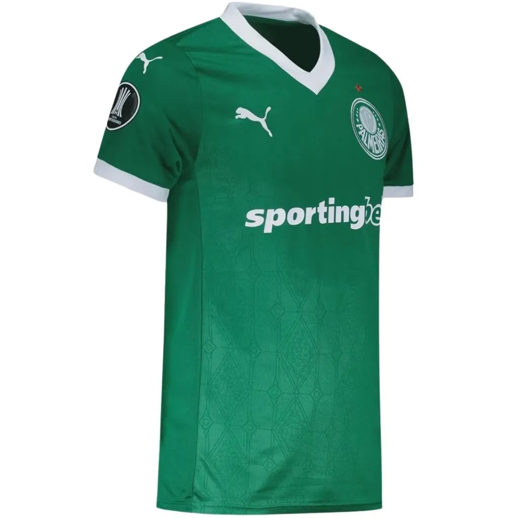 Camisa Masculina Palmeiras Puma I 2025/26 com Patch Libertadores