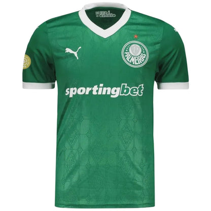 Camisa Masculina Palmeiras Puma I 2025/26 com Patch Mundial