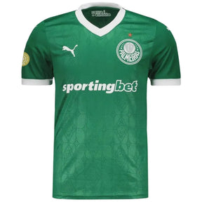 Camisa Masculina Palmeiras Puma I 2025/26 com Patch Mundial