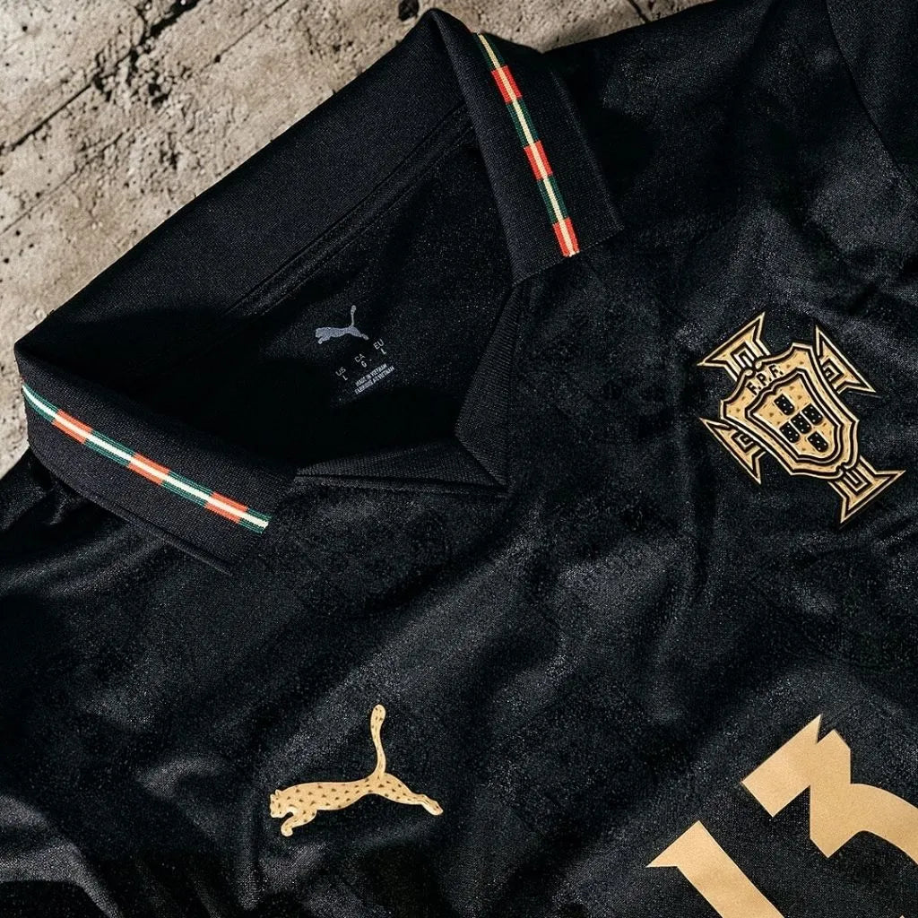 Camisa Masculina Portugal Pantera Negra