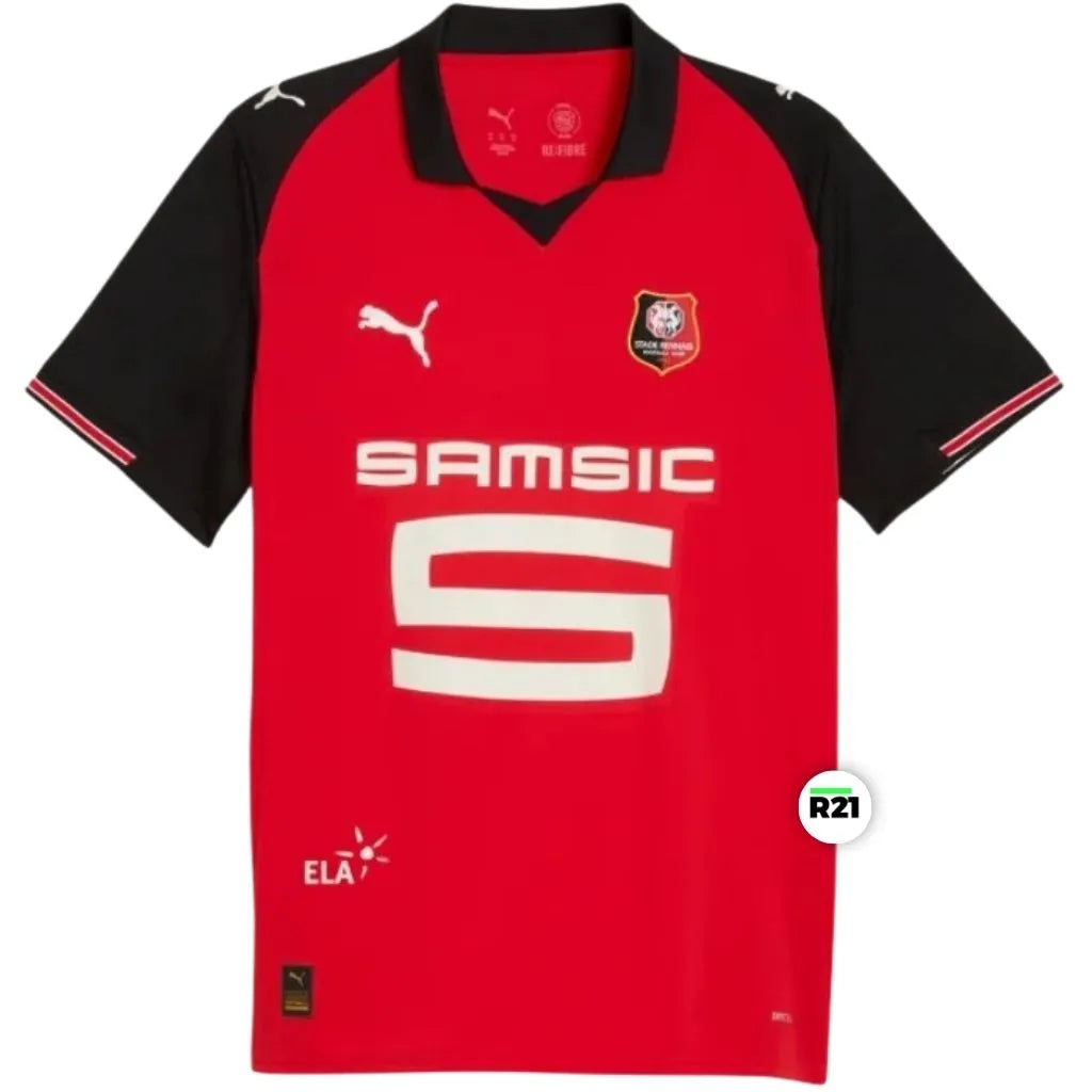 Camisa Masculina Rennes I 2025/26