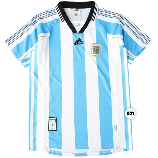 Camisa Retrô Argentina Home 1998
