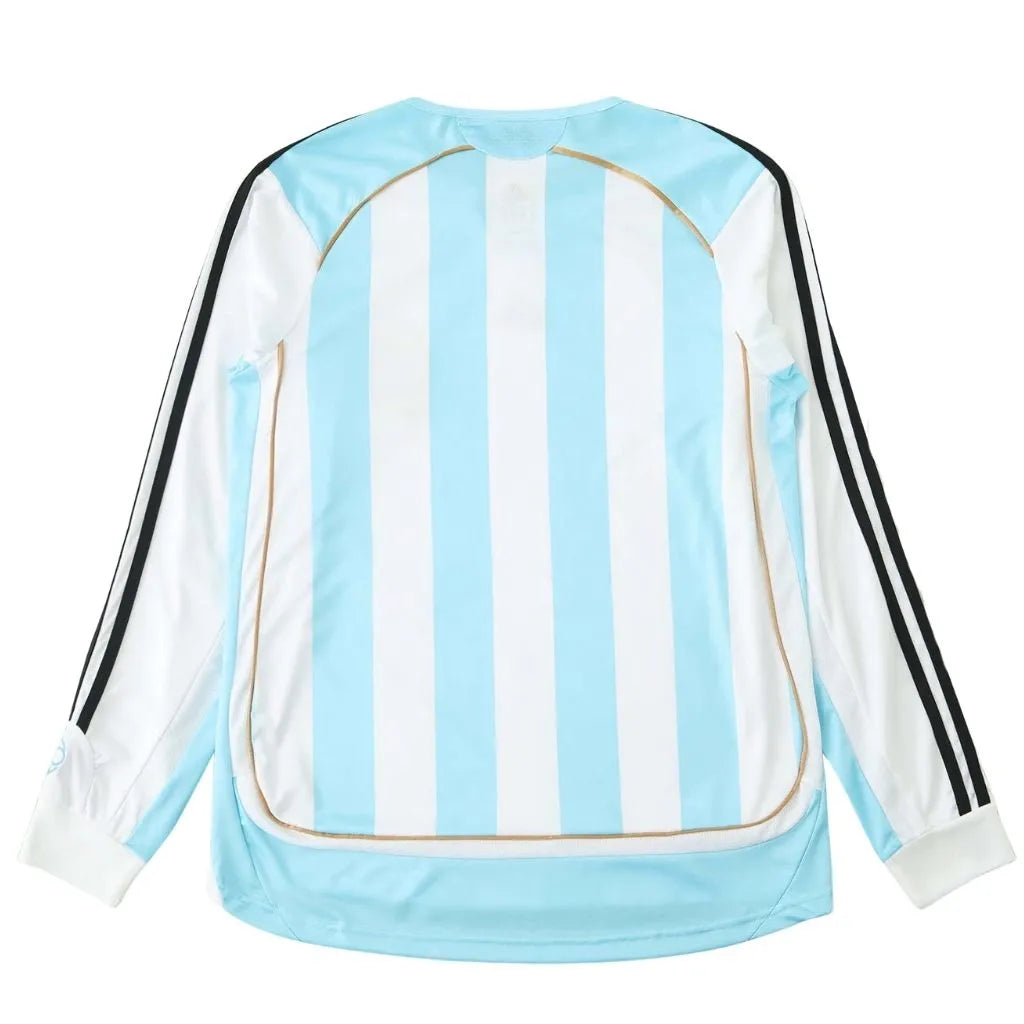 Camisa Retrô Argentina Home 2006 Manga Longa