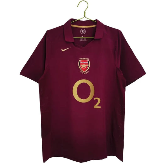 Camisa Retrô Arsenal Home 2005/06