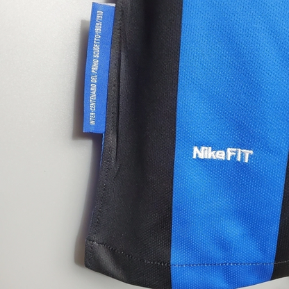 Camisa Retrô Inter de Milão 2009/10 Home azul/preta