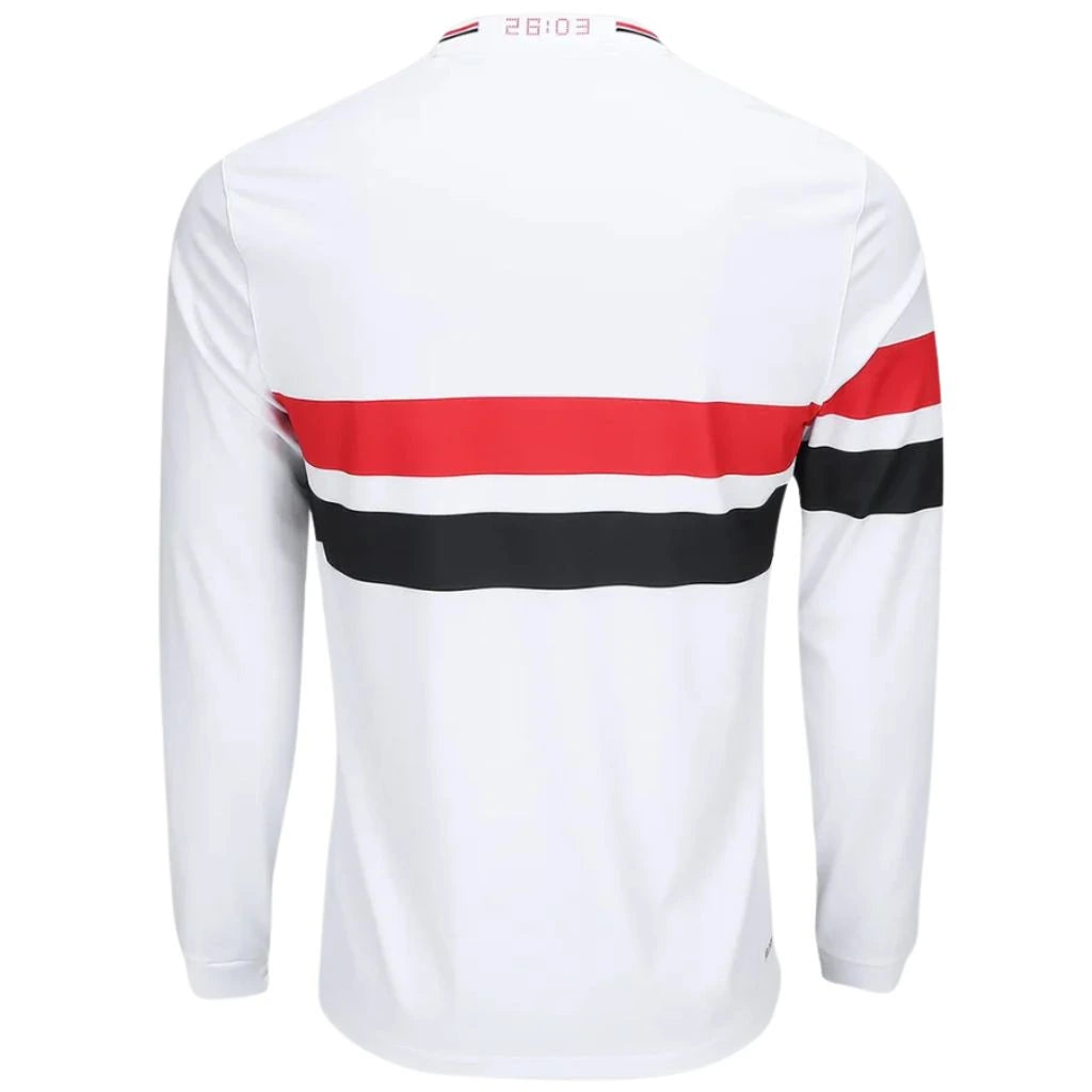 Camisa Masculina São Paulo I 2025/26 Manga Longa