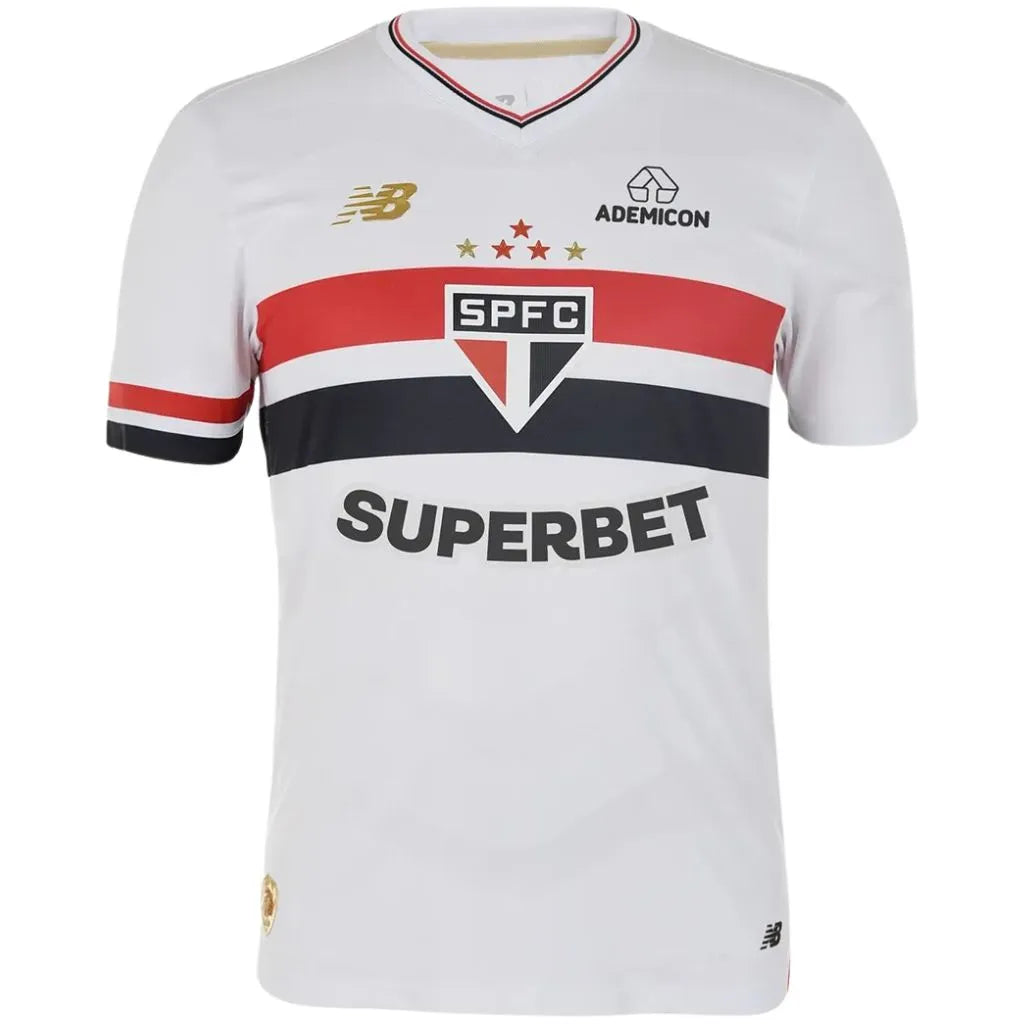 Camisa Masculina São Paulo I 2025/26 Authentic