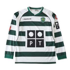 Camisa Retrô Sporting CP Home 2001/03 Manga Longa