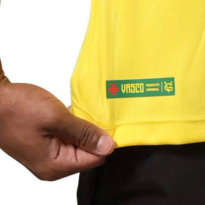 Camisa Masculina Vasco Brasil Amarela